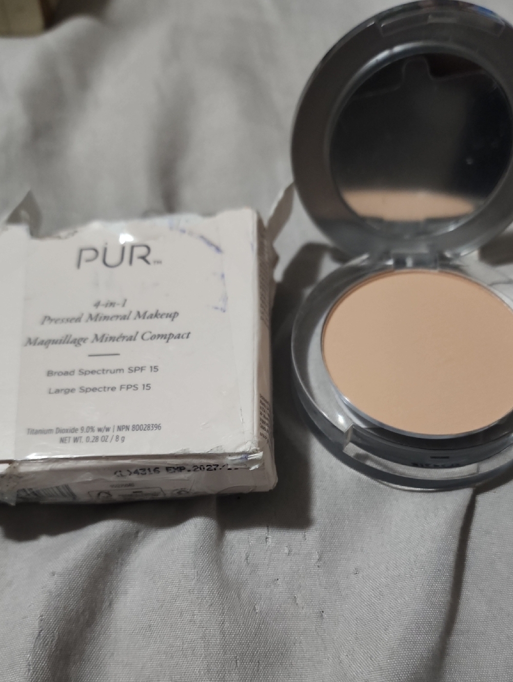 4-in-1 pur Pressed Mineral Makeup Compact - golden medium
